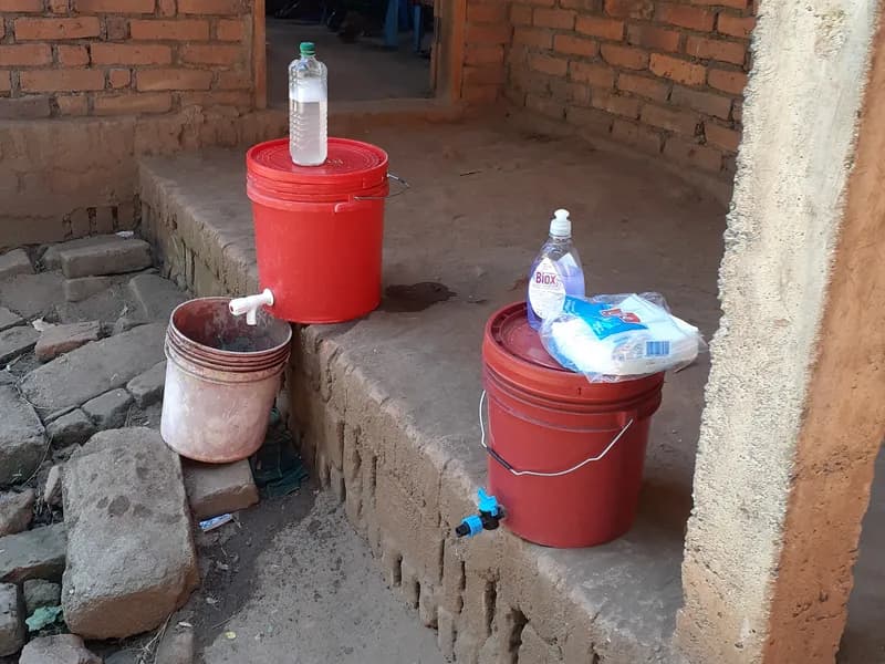 Handwashing and hygiene facilities promoted by TISER