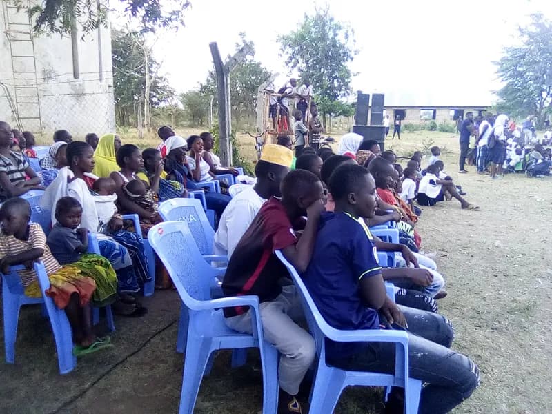 Families at a TISER community engagement event